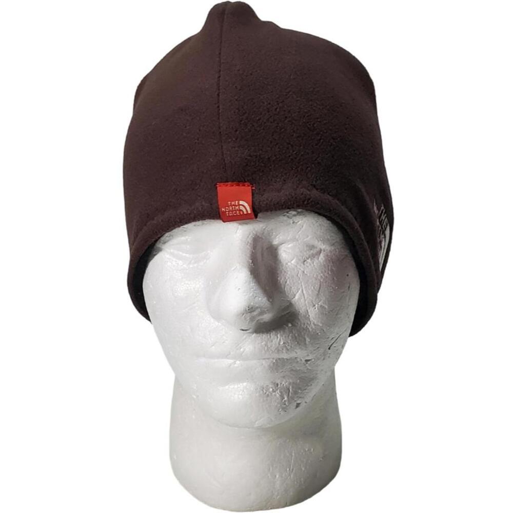 The North Face Unisex Brown Beanie Stocking Hat Cap Fleece Lining